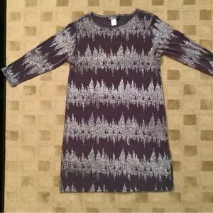 MULTICOLOR METALLIC DRESS SIZE L